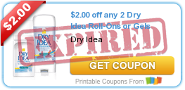 $2/2 Dry Idea Deodorant Printable Coupons