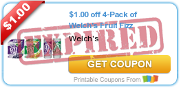 Target: Welch’s Fruit Fizz only $1.50 per 4pk