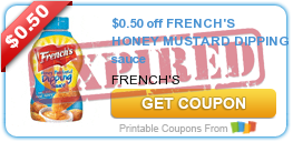 French’s Mustard Printable Coupons