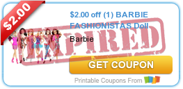 Barbie Fashionista Printable Coupons + Target Deal