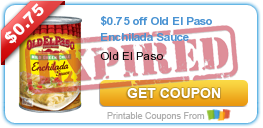 Old El Paso Printable Coupons | Save 74 Cents on Green Enchilada Sauce + Easy Dinner Recipe