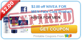 Printable Coupons: Wish Laundry Detergent, Sparkle towels, Nivea for Men and More