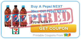Pepsi Printable Coupons for Buy One Get One Free!