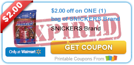 $2/1 Snickers Mini Printable Coupons