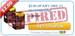 New Garnier OLIA Hair Color Printable Coupon + Drugstore Deals