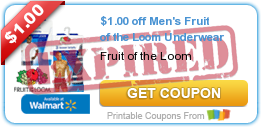 Printable Coupons: Fruit of the Loom, Pantene, Covergirl, and More