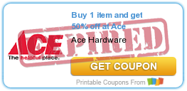 50% Off One Item $30 or Less at ACE Hardware (Today ONLY!)