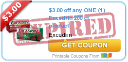 Printable Coupons: Excedrin, Zantac, Silk Pure Almond Milk, Purell, and More