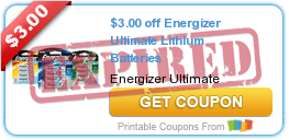Printable Coupons:Energizer, Slimfast, Magazines, and more!