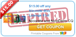 Nicorette Sales and Coupons