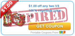 NEW V8 Coupons!