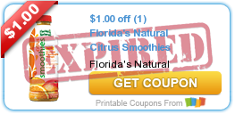 Printable Coupons: Florida’s Natural Citrus, Purina ONE, Spot Shot, and Fiber Smart