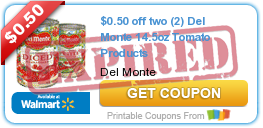 NEW Del Monte Printable Coupons!