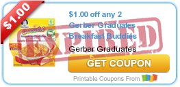 Printable Gerber Graduate Coupons