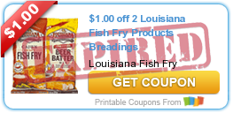 Louisiana Fish Fry Coupons: Breading Just $.50 at Walmart