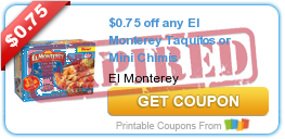 Printable Coupons: El Monteray, Efferdent, White Cloud, and More
