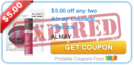 *HURRY!* $5/2 Almay Coupon is Back – Includes Makeup Removers!
