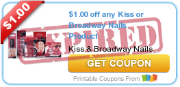 Kiss Nail Product Coupon = Freebies From DG!