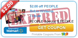 NEW Coupons for Robin Williams People, Children’s Advil, Red Baron, and TRESemme