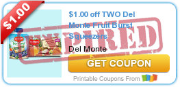 NEW Coupons for Del Monte, Littlest Pet Shop, PowerCrunch, and Stouffer’s!