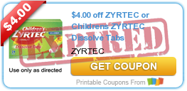 New Coupons for Zyrtec, Crest, Covergirl, Advil PM, and More!