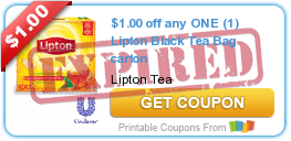 New Coupons for Lipton and Crest Sensi-Stop