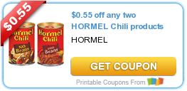 Coupons: Hormel Chili, Speed Stick Gear, and Quilted Northern