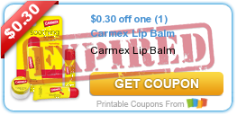 Lots of New Carmex Coupons!