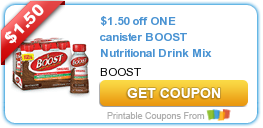 More New Coupons for BOOST, Robitussin, Green Works, and Neosporin!