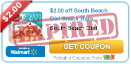 Coupons: South Beach Diet, Truvia, Primadophilus Fortify, and Carnation