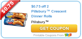 New Coupon for Pillsbury Crescent Dinner Rolls!