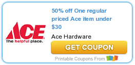 *HOT* 50% Off Regular Priced Item at Ace Hardware!