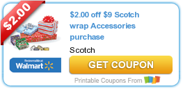 Save $2 on $9 Scotch Wrapping Accessories Purchase!