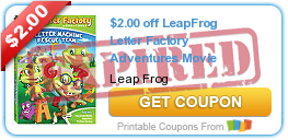 LeapFrog Letter Factory Adventures Movie Just $2.99 at Target!