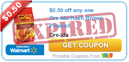 Ore-Ida Hash Browns Coupon – $1.79 at Harris Teeter!