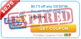 Baby Coupons for Desitin and Johnson & Johonson