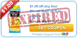 Printable Coupons: Minute Maid, Fancy Feast, Cooking Oil, and more