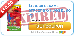 *HOT* $10 Off Big Hugs Elmo Coupon!