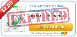 NEW Coupons for Dawn and Herbal Essences!