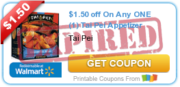 *NEW* Save $1.50 Off Tai Pei Appetizers!