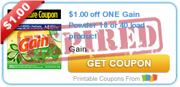 DG Store Coupons for Gain – Stack With Manufacturer Coupon!