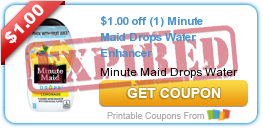 *NEW* Minute Maid Drops Water Enhancer Coupon!