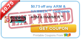 New Coupons For Arm & Hammer Toothpaste, Tropicana, and More!