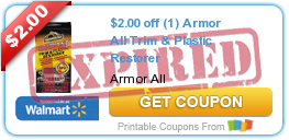 NEW Coupons for Armor All and STP!