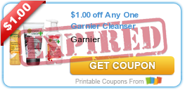 NEW Coupons for Garnier Cleanser and Moisturizer!