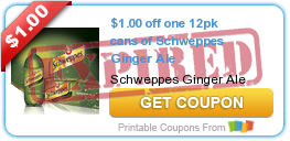 *HOT* $1 Schwepp’s Ginger Ale Coupon!