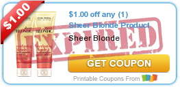 NEW Coupons for Sheer Blonde, Pine-Sol, and Honeysuckle Turkey Burgers!