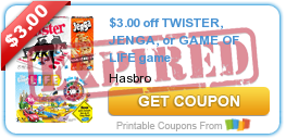 NEW Coupons for Hasbro Games!