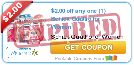 *NEW* Schick Coupon + Right Aid Deal!