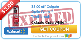 $3 Money Maker on Colgate Optic White Toothbrush!